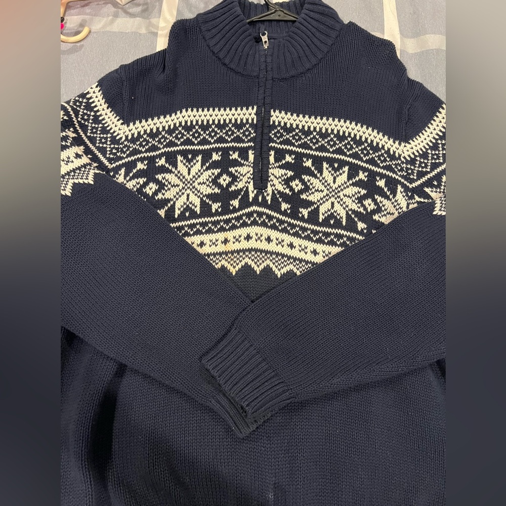 St. John's Bay Navy Knit Sweater